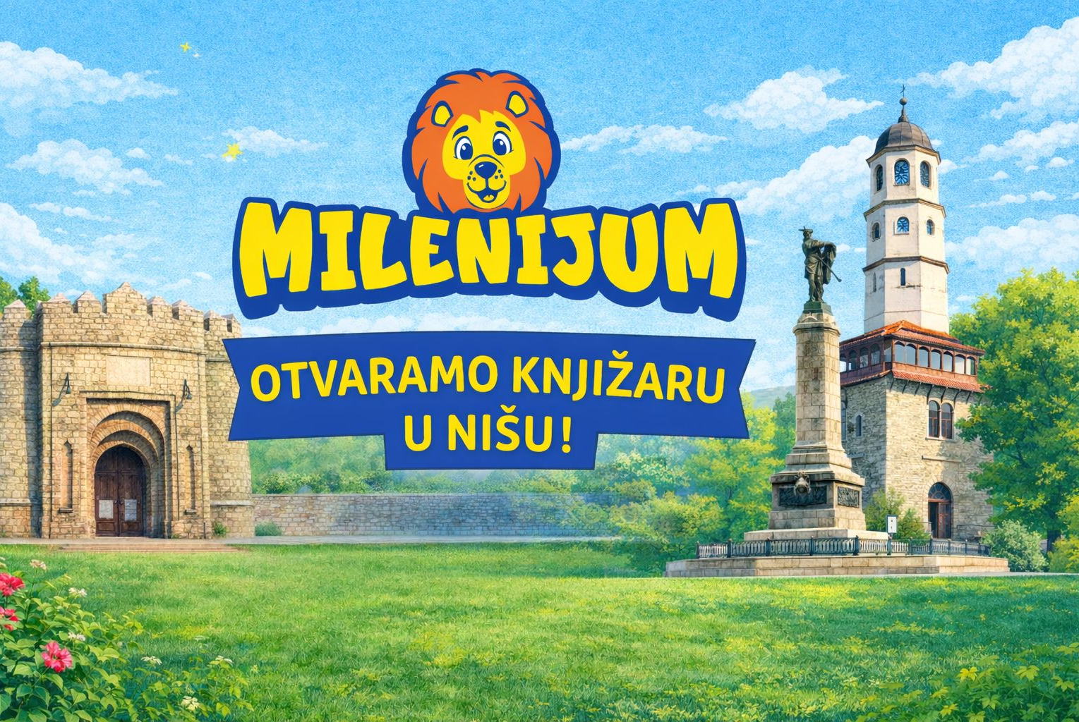 Velike vesti za sve roditelje i mališane – Milenijum knjižara stiže u Niš!