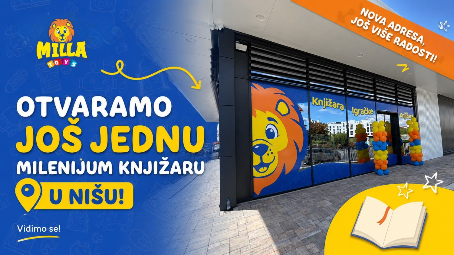 Otvorena je nova Milenijum knjižara u Nišu