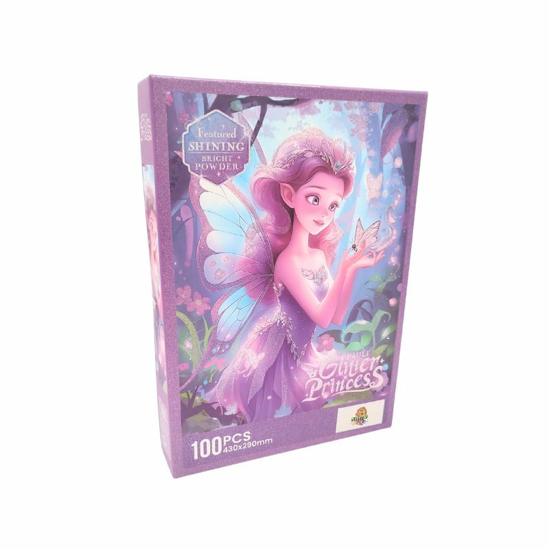 PUZZLE GLITTER PRINCESS 100 PCS 88897