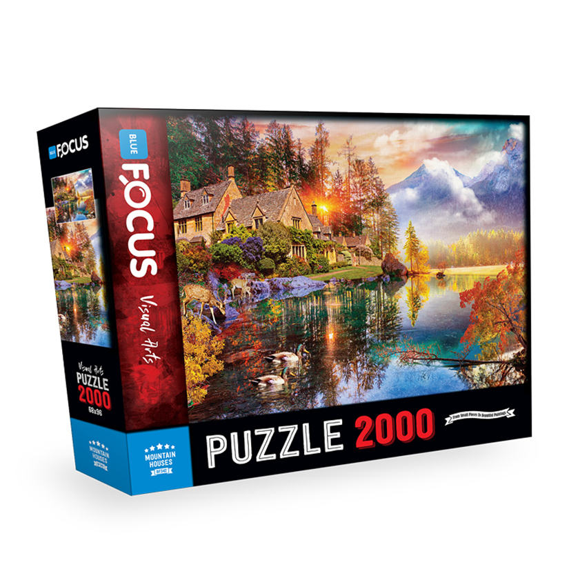 PUZZLE 2000 PCS MOUNTAIN HOUSES BF342