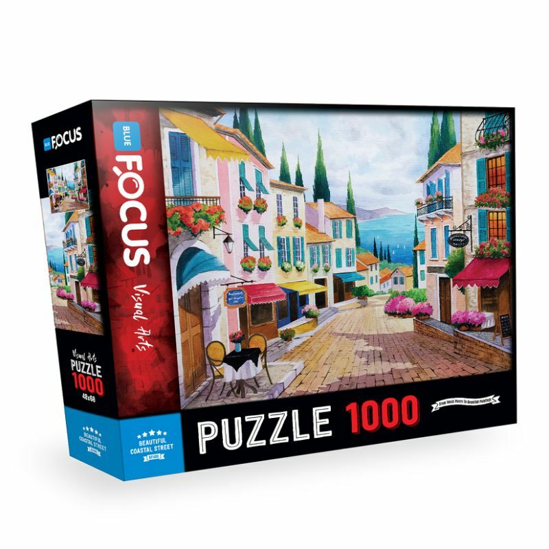 PUZZLE 1000 PCS BEAUTIFUL COASTAL STREET BF480