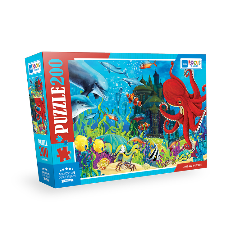 PUZZLE 200 PCS AQUATIC LIFE BF326