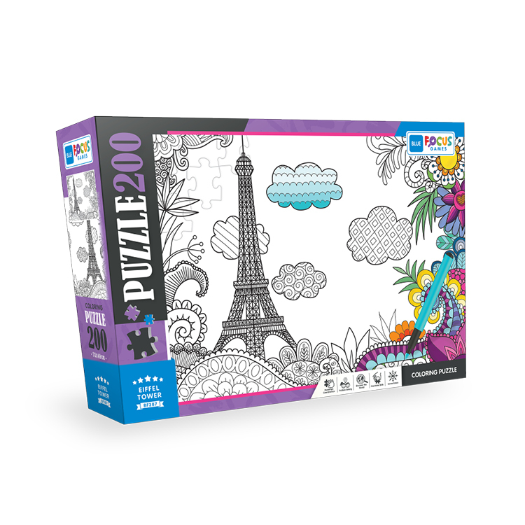 PUZZLE ZA BOJENJE 200 PCS EIFEL TOWER BF387