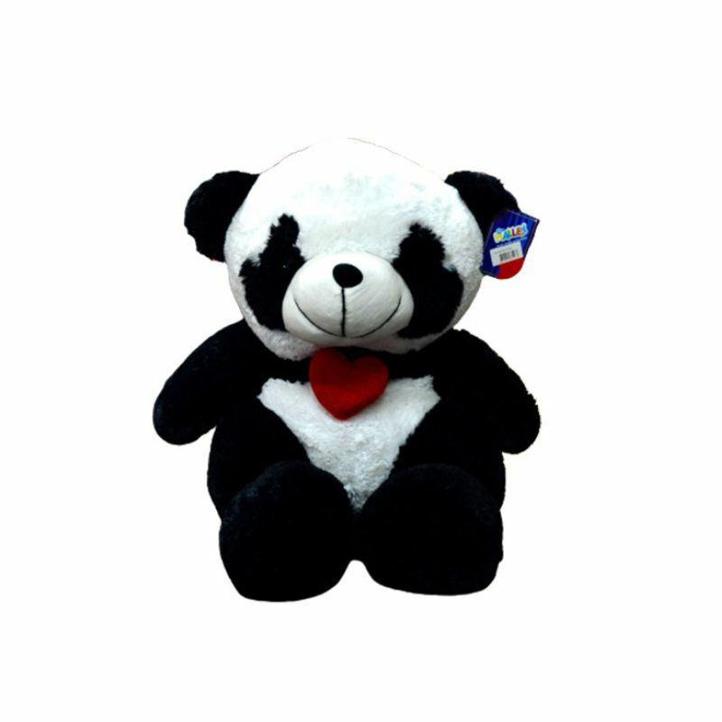 PLISANA PANDA SA LEPTIR MASNOM 75CM