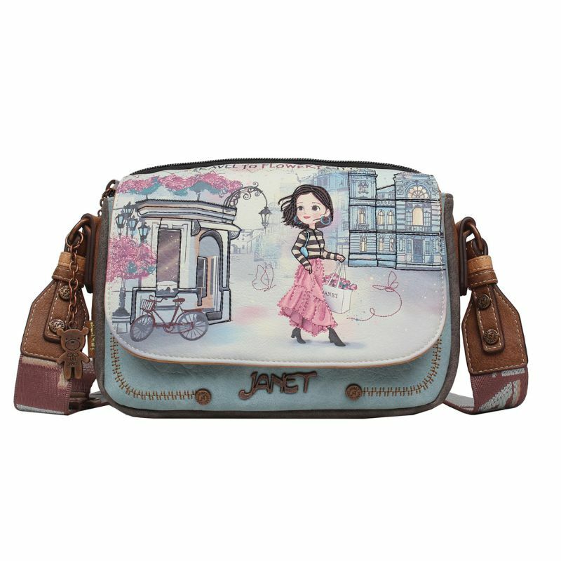 TASNA DAMSKA JANET FLOWERY CITY J-029C 24*6*18 34291 