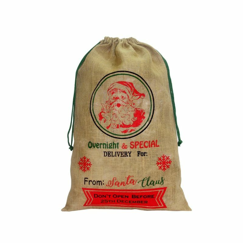 NOVOGODISNJI DZAK OD JUTE 12612 90x60cm