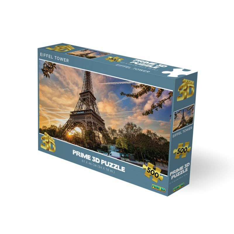 PUZZLE 3D 500 PCS EIFFEL TOWER PARIS 61x46cm 10080
