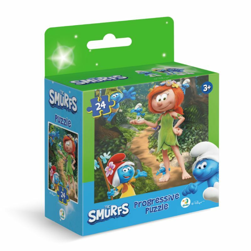 PUZZLE THE SMURFS 24PCS 200695