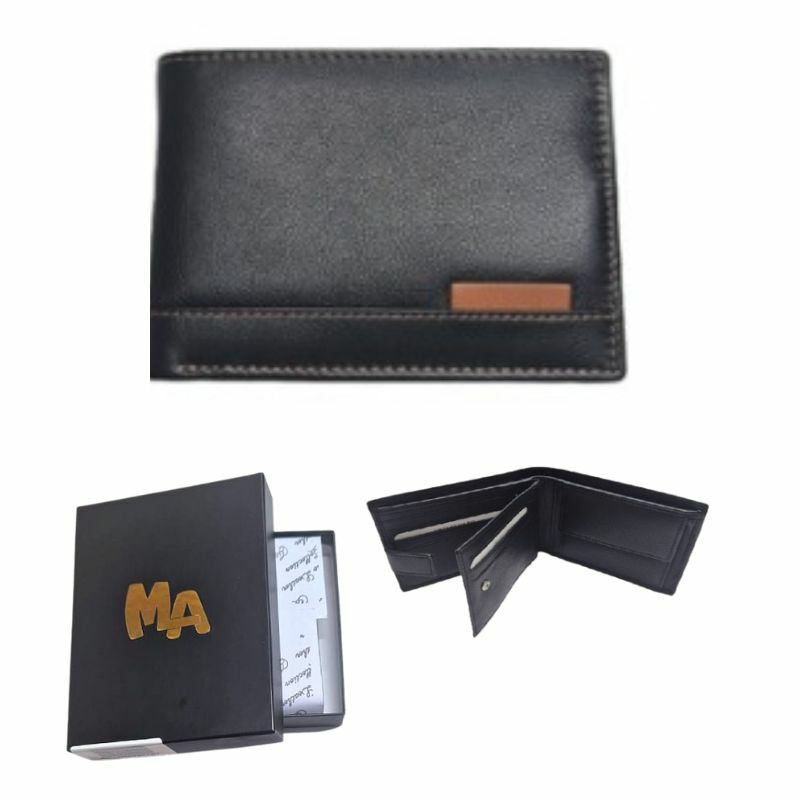 MUSKI NOVCANIK CRNI 3199