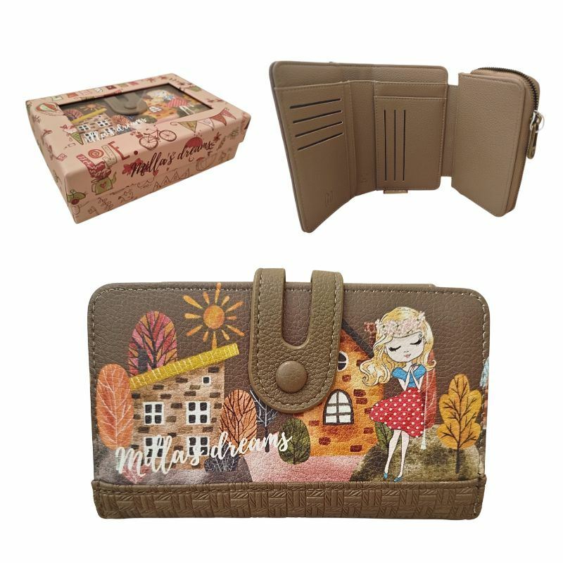 ZENSKI NOVCANIK 4 BRAON