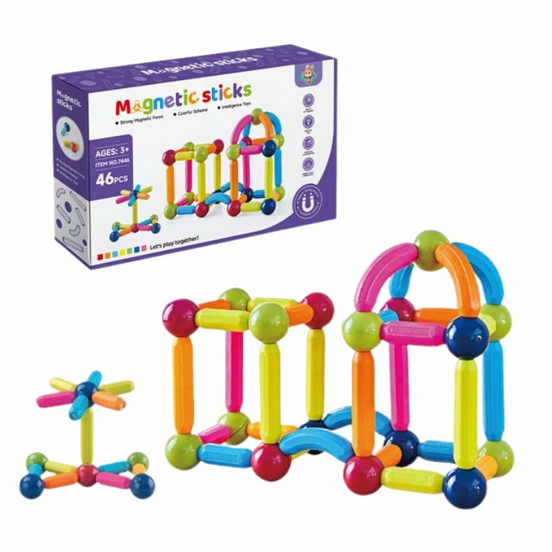 MAGNETNI ŠTAPIĆI 46 PCS  43731