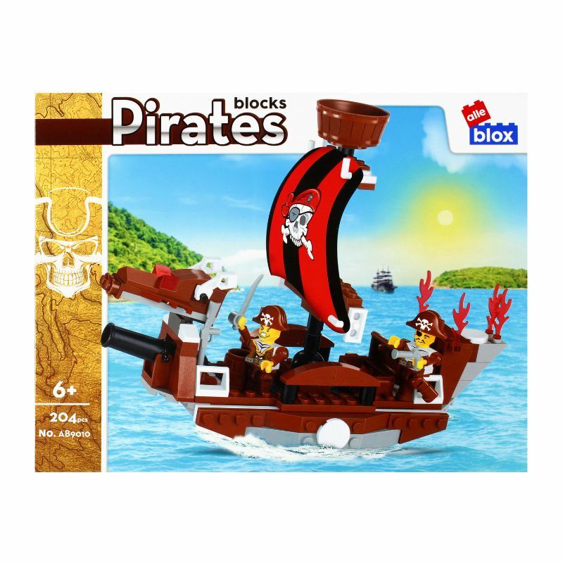 KOCKE CONSTRUCTION BLOCKS PIRATES 204 PCS 525171