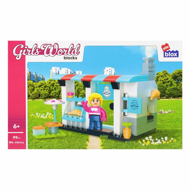 KOCKE CONSTRUCTION BLOCKS GIRL CAFE 99PCS 547905