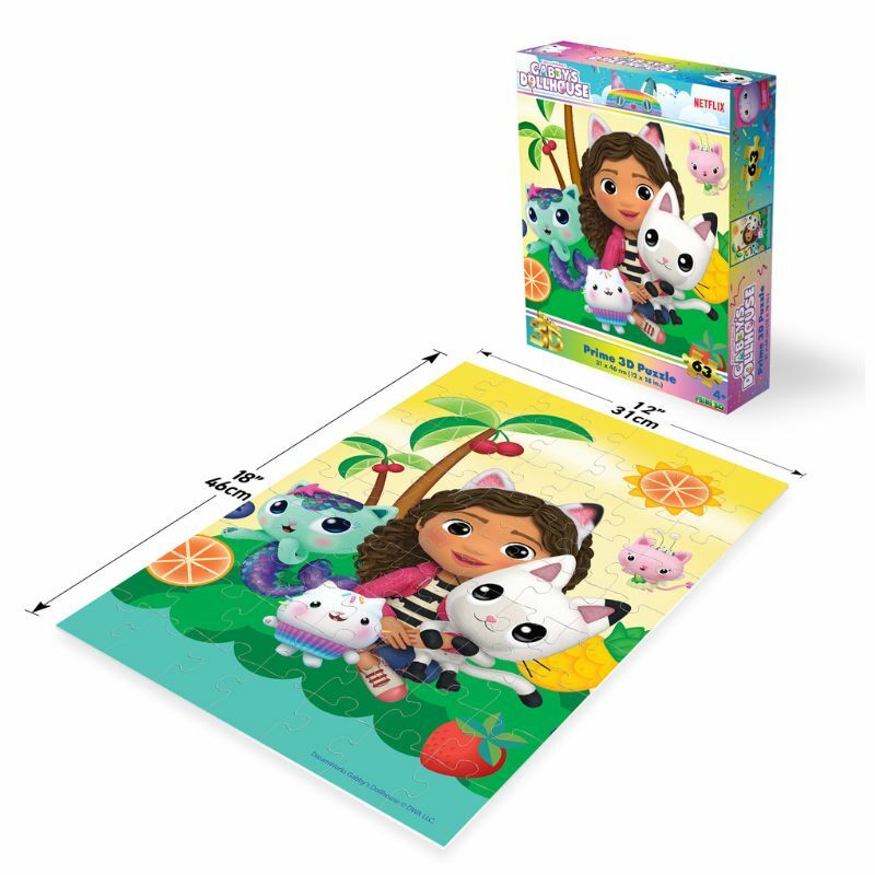 PUZZLE 3D 63 PCS UNIVERSAL GABBY’S DOLLHOUSE