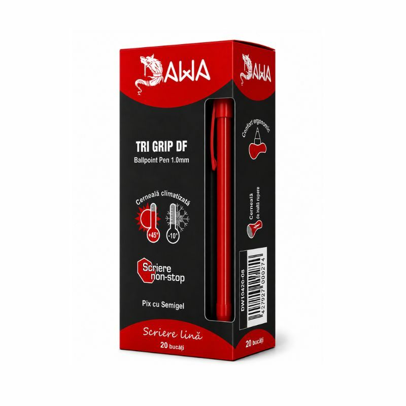 HEMIJSKA OLOVKA TRI GRIP CRVENA 1/20 1.0mm  DW10420-08