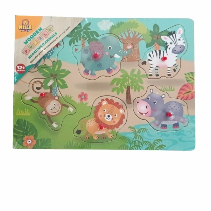 DRVENE PUZZLE UMETALJKE DIVLJE ZIVOTINJE 